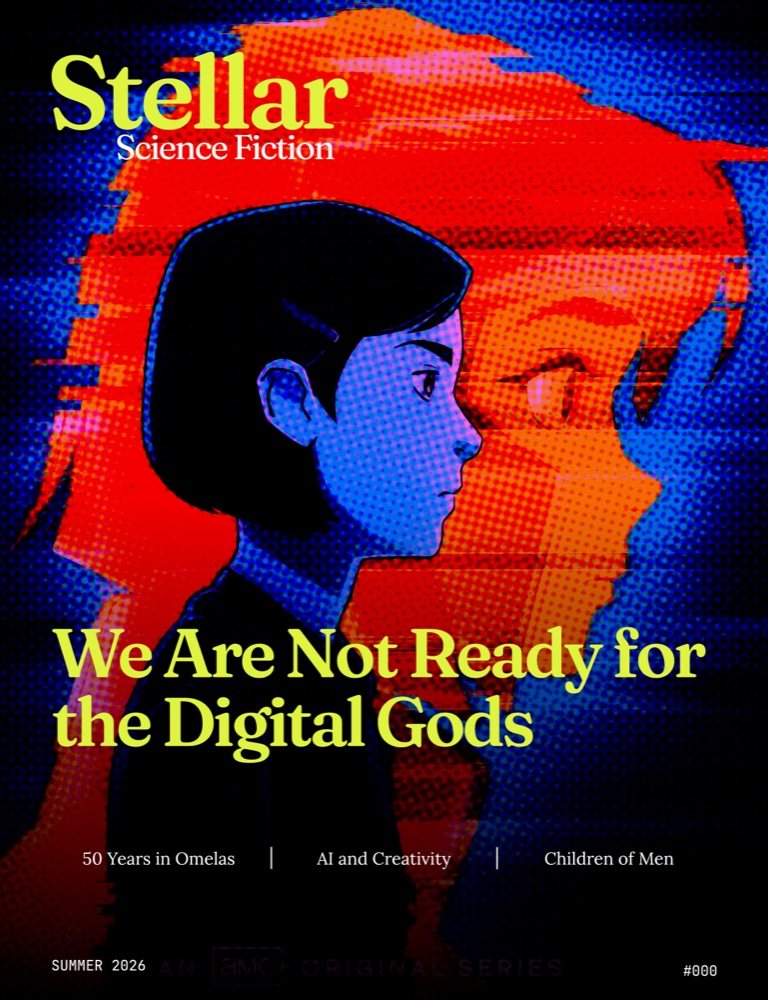 Stellar magazine cover: We Are Not Ready for the Digital Gods